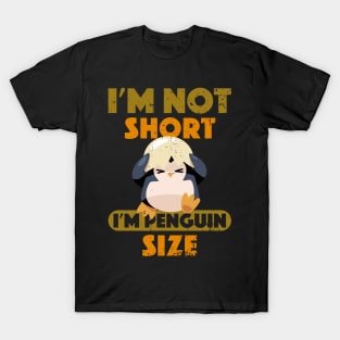 Penguin eggshell fish I'm Not Short I'm Penguin Size Short T-Shirt